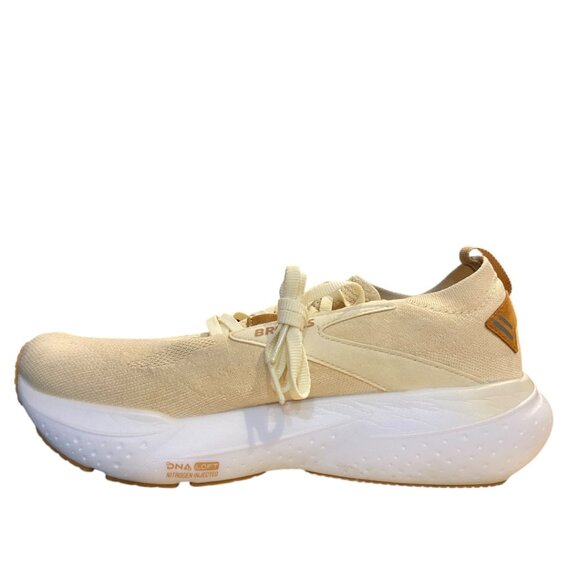 Womens Brooks Glycerin 21 Stealthfit Running Shoes Size 10 Cream (Worn 2-3X) - Picture 7 of 14